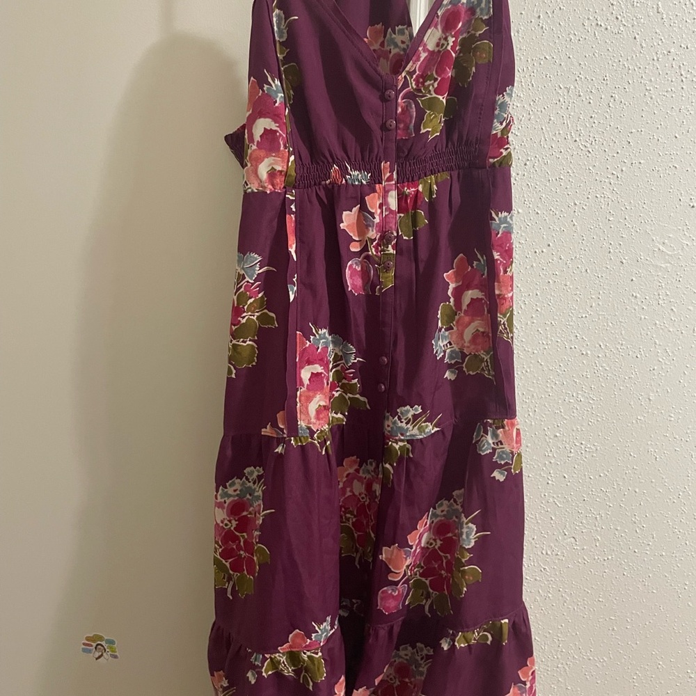 American Eagle Outfitters Purple Floral Mini Dress
